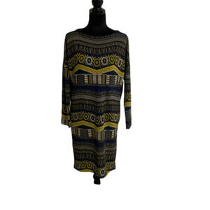 ADRIENNE Long sleeve dress size M NWT